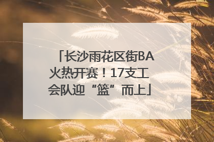 长沙雨花区街BA火热开赛！17支工会队迎“篮”而上